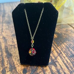 Michal Negrin Crystal Sphere Necklace